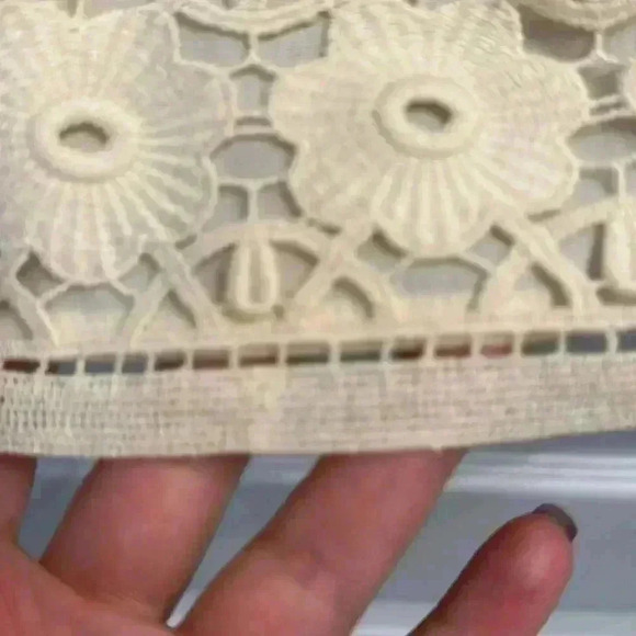 Juicy couture NWOT gorgeous cream lace  guipure shift dress. 100% cotton - Picture 11 of 11